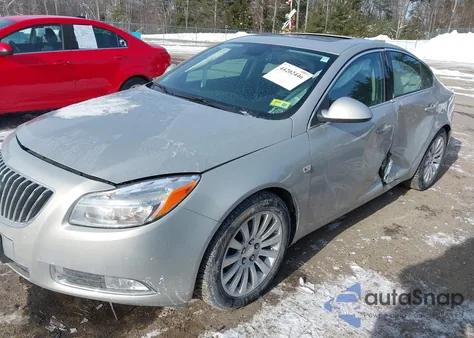 2011 Buick Regal Cxl Russelsheim из США, поврежденный, VIN W04GU5GC0B1009806